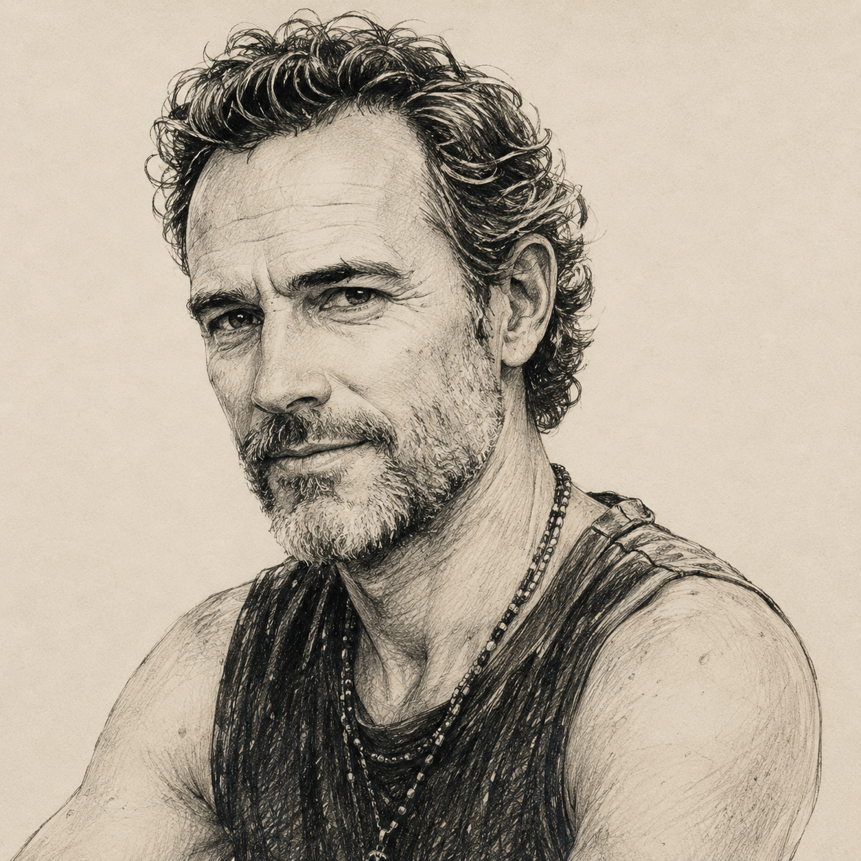 Corey Tracey founder sketch portrait.
